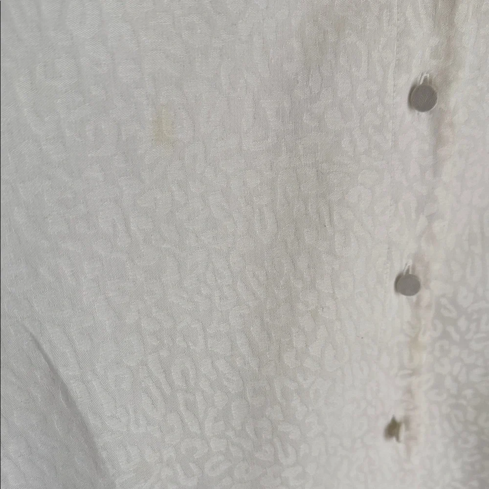 Foxcroft White Ruffle Blouse - Picture 4 of 10